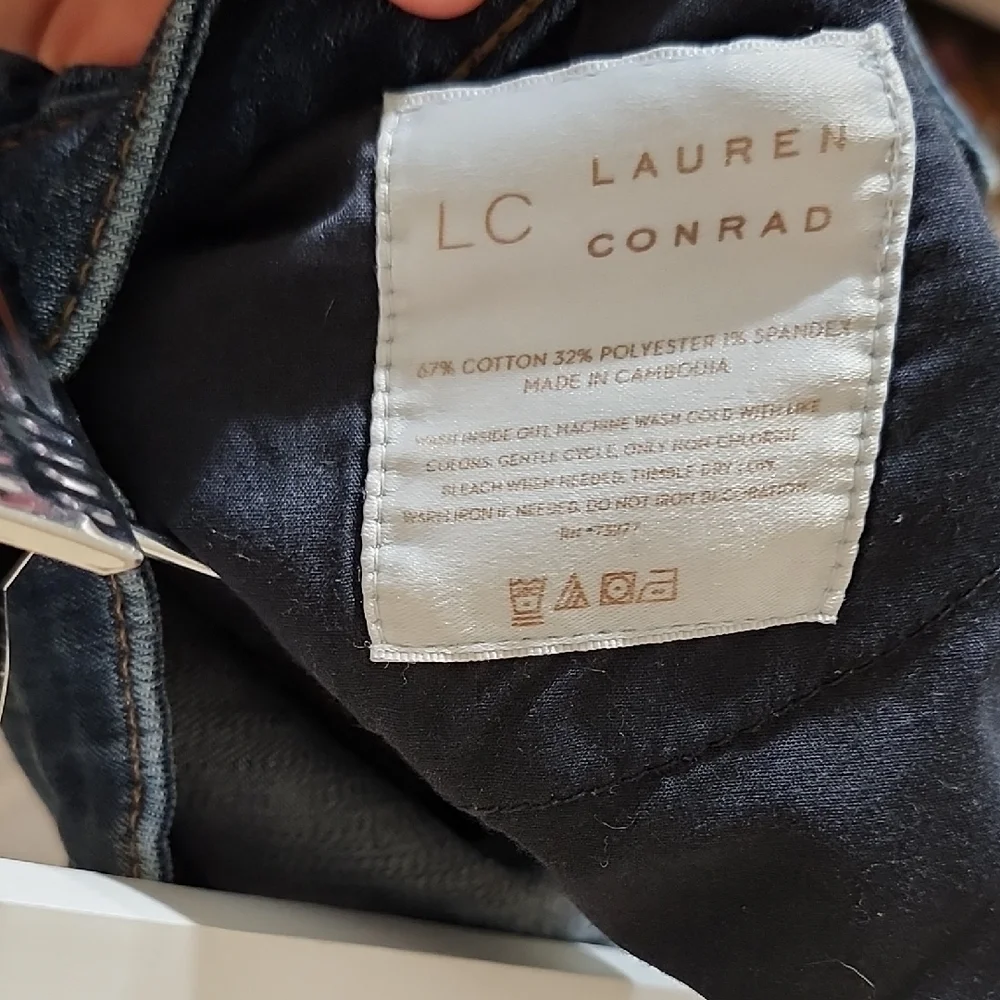 LC Lauren Conrad Blue Skinny Jeans Classic Style - Picture 14 of 14